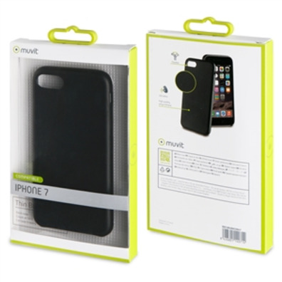 Schwarz Ultrafina Gehäuse iphone 7 Muvit