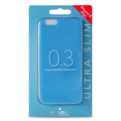 Ultra Slim Case 0.3" Blue iPhone 6/6s Plus Puro