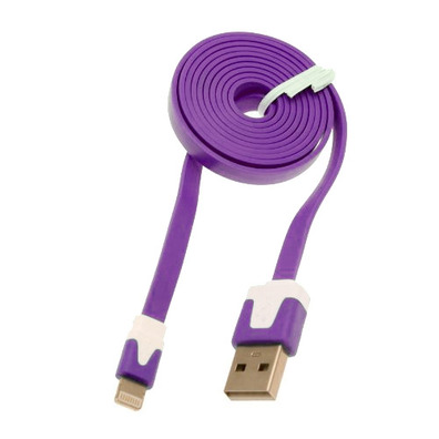 Transfer und Ladekabel für iPhone 5 Purple