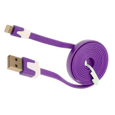 Transfer und Ladekabel für iPhone 5 Purple