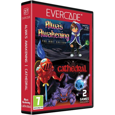 Cartucho Evercade Multi Game Cartridge Alwa's Awakening + Kathedrale