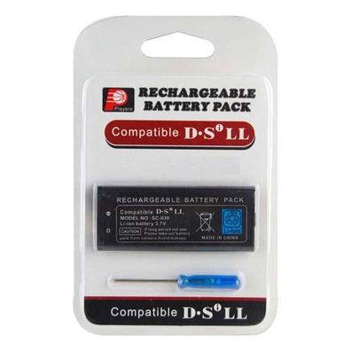 Rechargeable Battery Pack for Nintendo DSi XL + Screwdriver