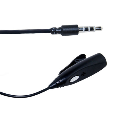 Earphone Adapter with Microphone Black for iPhone 2G/3G/3Gs/4G