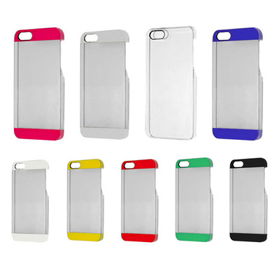 Transparent Plastic Case for iPhone 5/5S Green