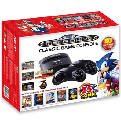 Konsole Retro Mega Drive Portable Ed Sonic 25TH