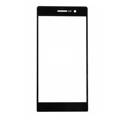 Front Crystal Huawei Ascend P7 Schwarz