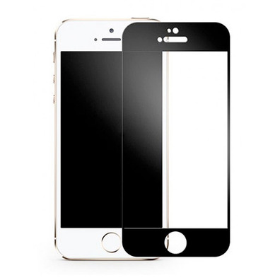 Gehärtetes Glas Full Cover - iPhone 5/5S/5C/SE Schwarz