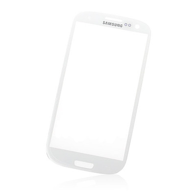 Front Crystal Samsung Galaxy S III Weiss