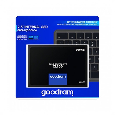 Disco Duro 2,5 '' SSD 960GB SATA 3 GOODRAM CL10 Gen. 2