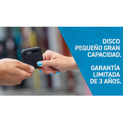 Disco Duro Crucial SSD 500GB X6 Portable