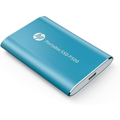Disco Duro Externo HP SSD P500 250 GB Azul