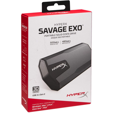 Externe Festplatten Kingston SSD Savage EXO 960 GB USB 3.1