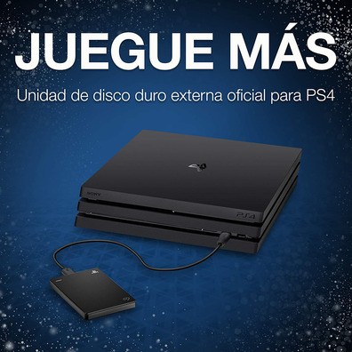 Disco Duro Externo Seagate Game Drive 2TB PS4 Negro