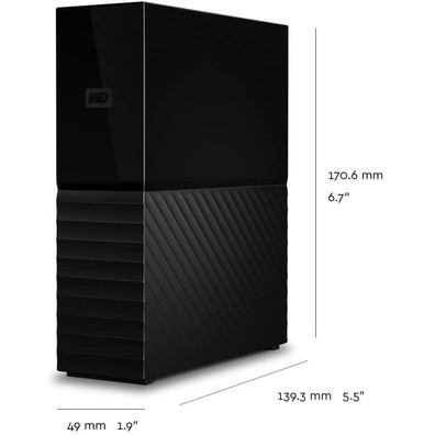 Disco duro Externo Western Digital Mein Buch 4TB 3,5 ''