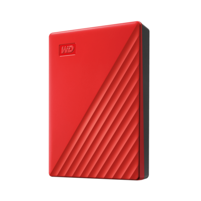 Disco Duro Externo Western Digital My Passport 4TB 2.5 '' Rojo