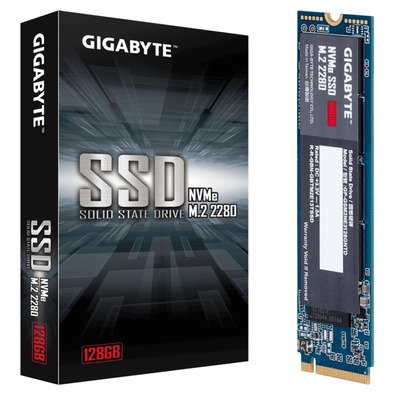 Disco Duro Gigabyte GP-GSM2NE3128GNTD SSD NVMe M. 2 128 GB 2280