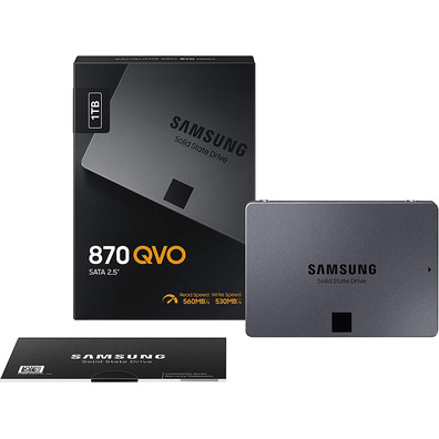 Disco Duro SSD 1 TB Samsung 870 QVO SATA 2,5 ''