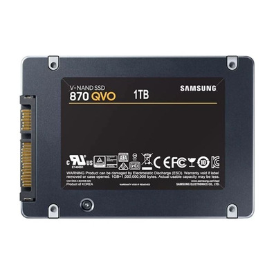 Disco Duro SSD Samsung 870 QVO 1TB SATA 3 2,5 ''