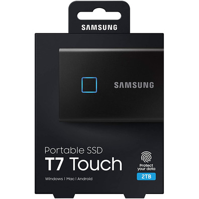 Disco duro SSD Samsung T7 Touch 2TB Negro