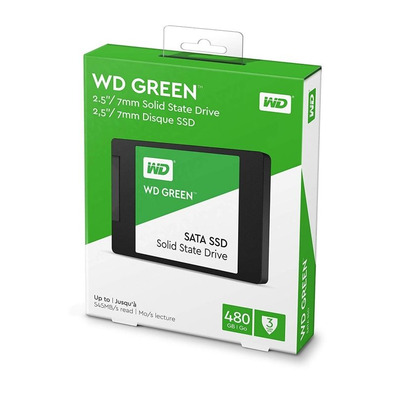 Disco Duro SSD Western Digital Green 480GB SATA 3 2.5 ''