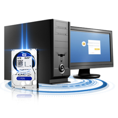 Western Digital Blue 2TB 3.5 Festplatte "