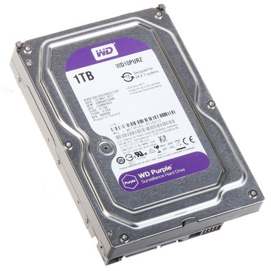 Disco Duro Western Digital Purple (Videovigilancia) 1TB 3,5 '' SATA 3