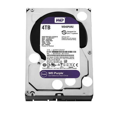 Disco Duro Western Digital Purple (Videovigilancia) 4TB 3,5 '' SATA 3