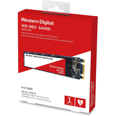 Disco Solido Western Digital Red SA500 NAS 1TB SATA 3 M2