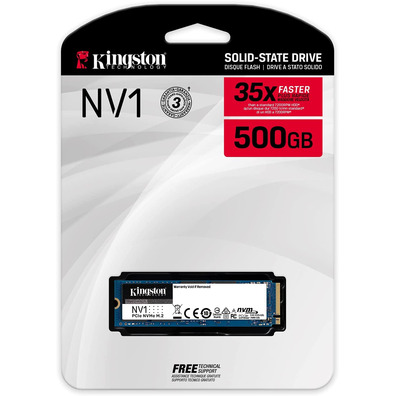 Disco SSD Kingston NV1 500GB M. 2 2280 PCIe NVMe