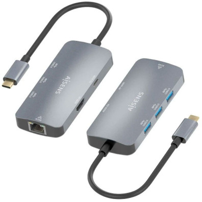 USB Docking Typ C Aisens ASUC-6P019-GR