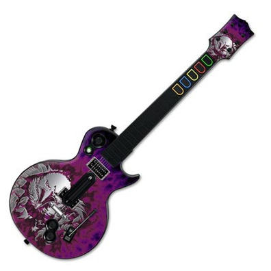 Skin Claving Eagle Chrome Guitar Hero III Wii