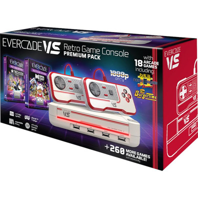 Evercade VS Retro Spiel Konsole Premium Pack