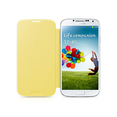 Flip Cover for Samsung Galaxy S4 Mini Yellow