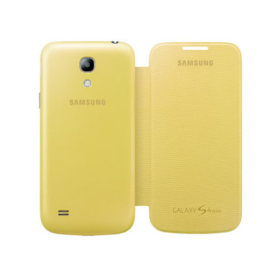 Flip Cover for Samsung Galaxy S4 Mini Yellow