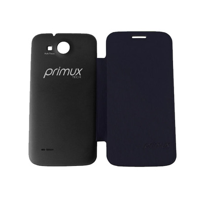 Flip Cover for Primux Omega 4 Schwarz / Grün