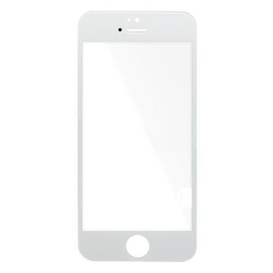 iPhone 5/5S/5C/SE Glas weiß vorne
