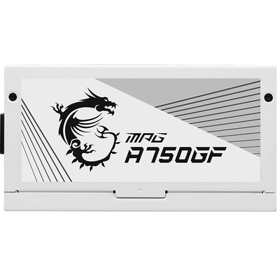 Fuente de Alimentación ATX 750W MSI MPG A750GF White