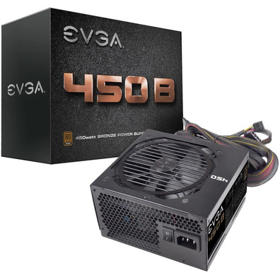 Fuente de Alimentación EVGA 100-B1-0450-K2 450W 80 Plus Bronze