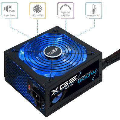 TooQ Xtreme Gaming Energy II 800W ATX Netzteil