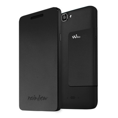 Flip Cover Wiko Rainbow Gelb