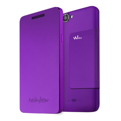 Flip Cover Wiko Rainbow Weiss