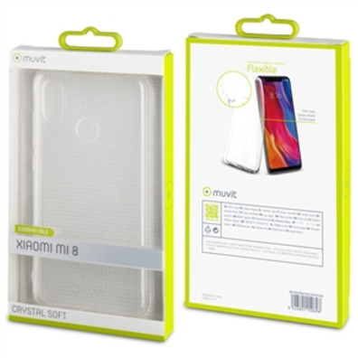 Hülle Kristall Soft Xiaomi Mi 8 Transparent Muvit