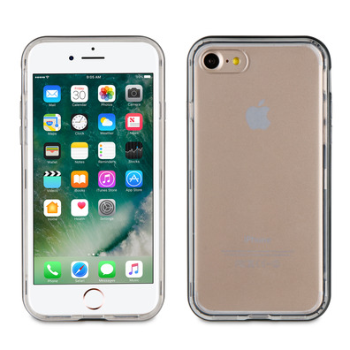 Crystal Soft Bump Schwarz iPhone 7 Muvit Case