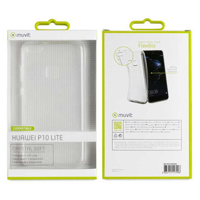 Transparent Crystal Soft Case Huawei P10 Lite Muvit