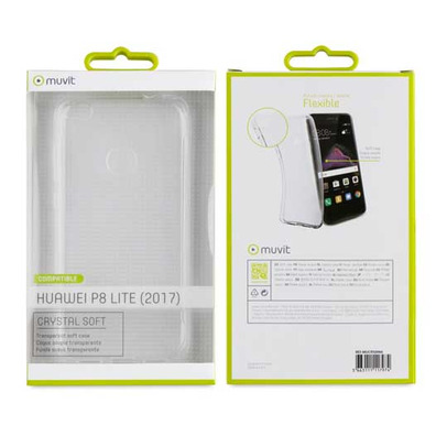 Transparent Crystal Soft Case Huawei P8 Lite 2017 Muvit