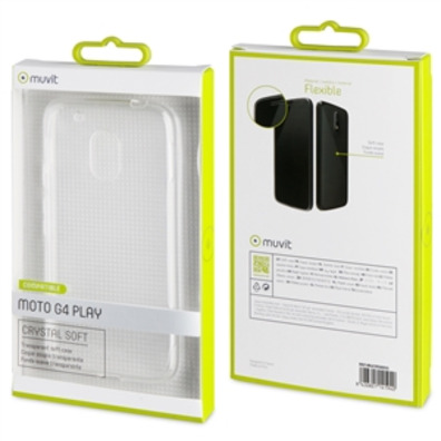 Case Crystal weich transparent Motorola Moto G4 Play Muvit