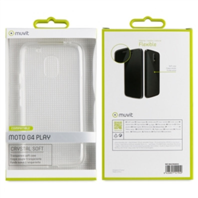 Case Crystal weich transparent Motorola Moto G4 Play Muvit