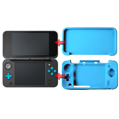 Nintendo 2DS XL Silikonhülle Light Blue
