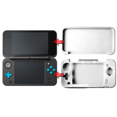 Nintendo 2DS XL Silikonhülle Weiss