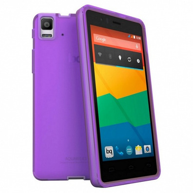 bq Aquaris E5 Gummie Cover Gelb